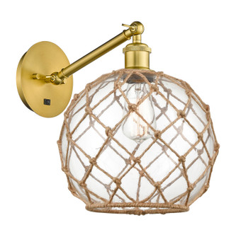 Ballston One Light Wall Sconce in Satin Gold (405|317-1W-SG-G122-10RB)