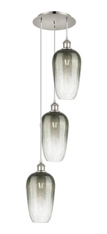 Ballston Three Light Pendant in Polished Nickel (405|113B-3P-PN-G484-7SL)