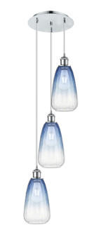 Ballston Three Light Pendant in Polished Chrome (405|113B-3P-PC-G480-6SB)