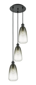 Ballston Three Light Pendant in Matte Black (405|113B-3P-BK-G480-6SL)
