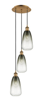 Ballston Three Light Pendant in Brushed Brass (405|113B-3P-BB-G480-6SL)