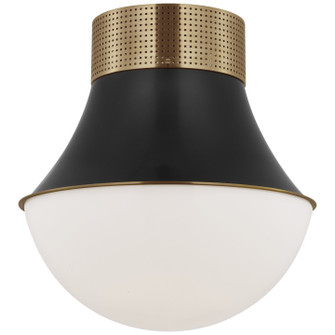 Precision LED Flush Mount in Antique-Burnished Brass and Bronze (268|KW 4094AB/BZ-WG)