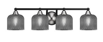 Paramount Four Light Bath Bar in Matte Black & Brushed Nickel (200|3424-MBBN-4612)