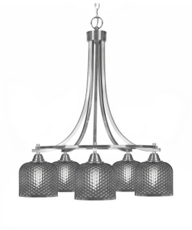 Paramount Five Light Chandelier in Brushed Nickel (200|3415-BN-4612)
