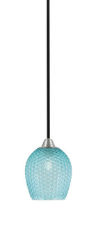 Paramount One Light Mini Pendant in Matte Black & Brushed Nickel (200|3401-MBBN-4905)
