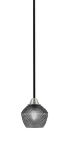 Paramount One Light Mini Pendant in Matte Black & Brushed Nickel (200|3401-MBBN-4622)