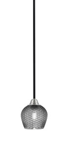 Paramount One Light Mini Pendant in Matte Black & Brushed Nickel (200|3401-MBBN-4602)