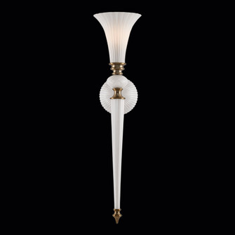 Bianca One Light Wall Sconce in Winter Brass (238|043621-044-WHITE)