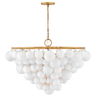 Marabel LED Chandelier in Distressed Brass (138|FR41568DA)