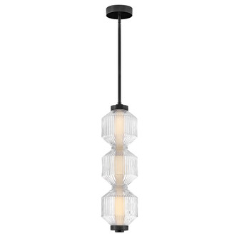 Reign LED Convertible Pendant in Black (138|FR41467BK)