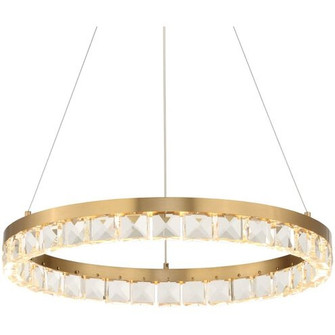 Segovia LED Chandelier in Warm Brass (52|21407)