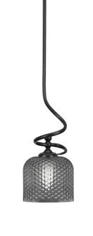 Capri One Light Mini Pendant in Matte Black (200|901-MB-4612)