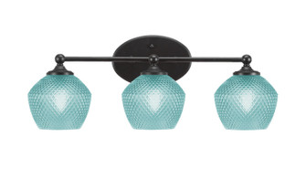Capri Three Light Bath Bar in Matte Black (200|5913-MB-4625)