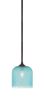 Zilo One Light Mini Pendant in Dark Granite (200|560-DG-4915)