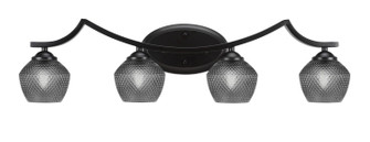 Zilo Four Light Bath Bar in Matte Black (200|554-MB-4622)