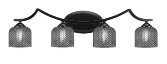 Zilo Four Light Bath Bar in Matte Black (200|554-MB-4612)