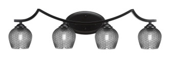 Zilo Four Light Bath Bar in Matte Black (200|554-MB-4602)