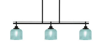 Odyssey Three Light Island Pendant in Matte Black (200|2636-MB-4615)