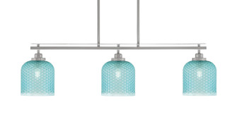 Odyssey Three Light Island Pendant in Brushed Nickel (200|2636-BN-4915)