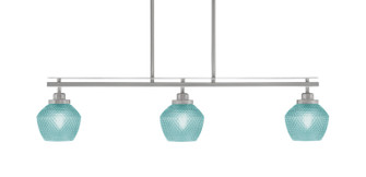 Odyssey Three Light Island Pendant in Brushed Nickel (200|2636-BN-4625)