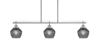 Odyssey Three Light Island Pendant in Brushed Nickel (200|2636-BN-4622)