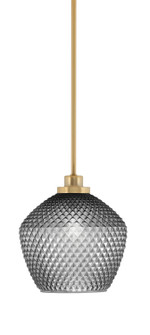 Odyssey One Light Mini Pendant in New Age Brass (200|2601-NAB-4922)