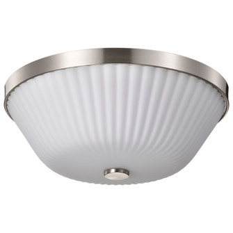Royale Three Light Flush Mount in Brushed Nickel (72|60-8735)