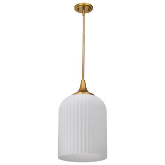 Solara One Light Pendant in Natural Brass (72|60-8666)