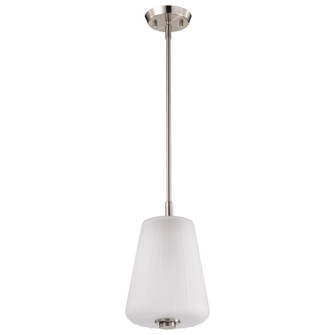 Lune One Light Pendant in Brushed Nickel (72|60-8227)