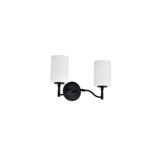 Liam Two Light Vanity in Matte Black (72|60-8212)