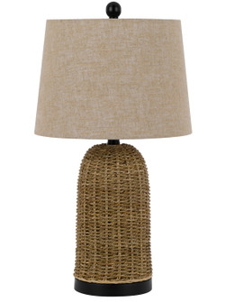 Indio One Light Table Lamp in Wicker (225|BO-3207TB)