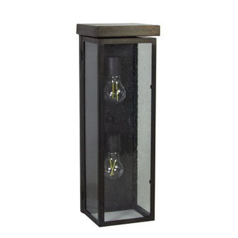 Boca Two Light Wall Sconce in Dark Brass (196|89531-DB-MED2-CSG)