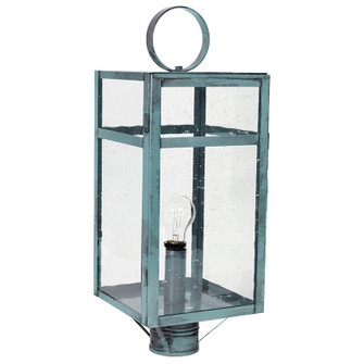 Newport One Light Post Mount in Verdi Gris (196|63953-VG-MED-CSG)