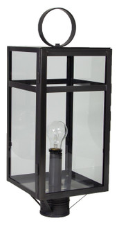 Newport One Light Post Mount in Dark Brass (196|63953-DB-MED-CLR)