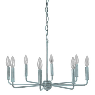 Lexington Eight Light Chandelier in Verdi Gris (196|17832-VG-LT8)