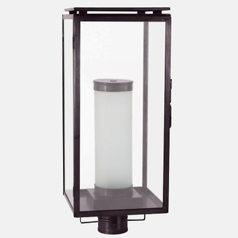 Downtown One Light Post Mount in Dark Brass (196|11653-DB-FCYL-FST)