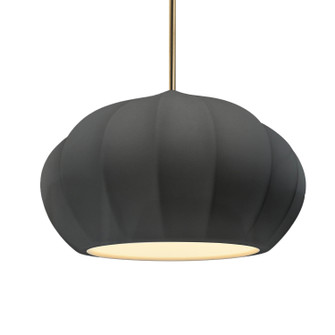 Radiance Collection LED Pendant in Brushed Nickel (102|CER-6605-WHT-NCKL-RIGID-LED1-700)