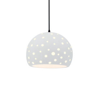 Radiance Collection One Light Pendant in Polished Chrome (102|CER-6583-GRY-CROM-WTCD)