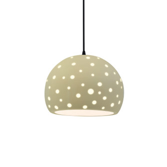 Radiance Collection One Light Pendant in Brushed Nickel (102|CER-6583-CKC-NCKL-WTCD)