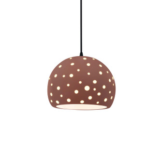 Radiance Collection One Light Pendant in Matte Black (102|CER-6580-CLAY-MBLK-BKCD)