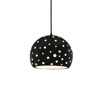 Radiance Collection One Light Pendant in Matte Black (102|CER-6580-BLK-MBLK-BKCD)