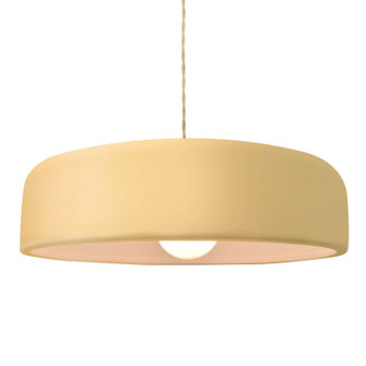 Radiance Collection LED Pendant in Brushed Brass (102|CER-6575-WHT-BRSS-RIGID-LED1-700)