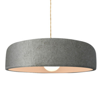 Radiance Collection One Light Pendant in Brushed Nickel (102|CER-6575-ANTS-NCKL-BEIG-TWST)