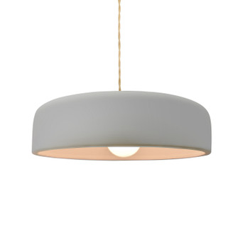 Radiance Collection One Light Pendant in Matte Black (102|CER-6573-MAT-MBLK-BEIG-TWST)