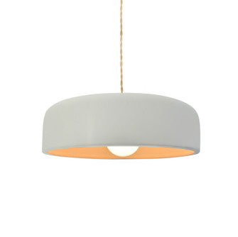 Radiance Collection One Light Pendant in Brushed Brass (102|CER-6571-MTGD-BRSS-BEIG-TWST)