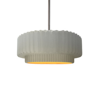 Radiance Collection One Light Pendant in Brushed Nickel (102|CER-6550-MTGD-NCKL-RIGID)