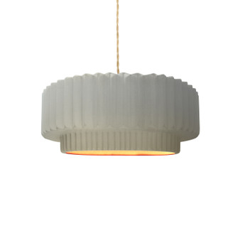 Radiance Collection One Light Pendant in Matte Black (102|CER-6550-MTGD-MBLK-BEIG-TWST)
