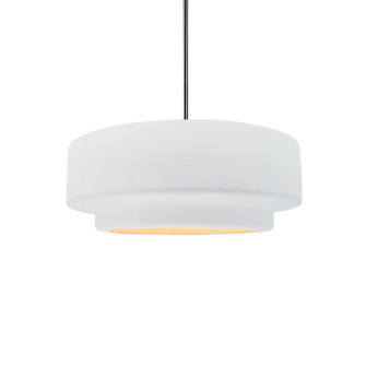 Radiance Collection LED Pendant in Matte Black (102|CER-6540-PWGN-MBLK-BEIG-TWST-LED1-700)