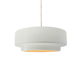 Radiance Collection One Light Pendant in Brushed Brass (102|CER-6540-MTGD-BRSS-BEIG-TWST)