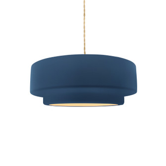Radiance Collection One Light Pendant in Matte Black (102|CER-6540-MDMT-MBLK-BEIG-TWST)